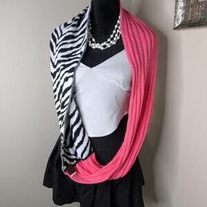 Girlie girl originals zebra print scarf